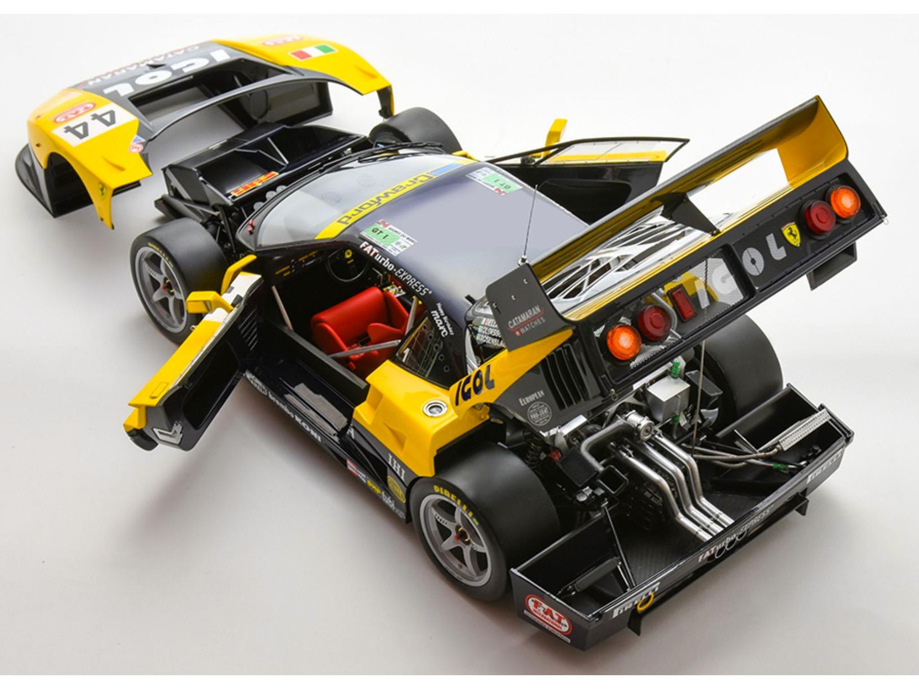 Model Factory Hiro K864: Car scale model kit 1/12 scale - Ferrari
